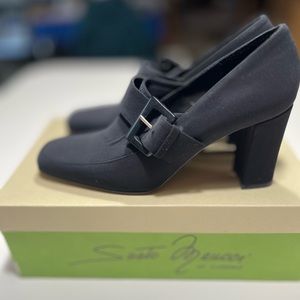 Sesto Meucci 8N Black Heel w/Buckle